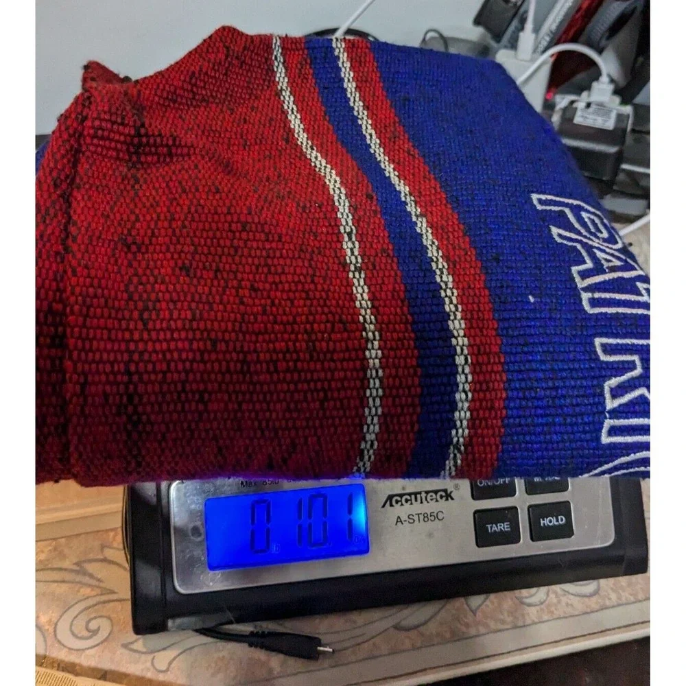 NEW ENGLAND PATROITS Red‎ Blue Drug Rug Mexican Baja Style Woven Backpack